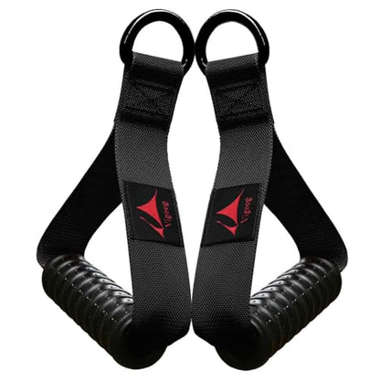 Heavy Duty Gym Workout Handles Attachment for Cable Machine,Resistance Band,Pulley System Home Exercise Equipment, Comfortable and Stronger Grip - color: Carbon Black XR