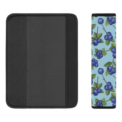 2 Pack Universal Soft and Comfortable Car Seat Belt Pad for Girls and Boys, Stroller Pushchair High Chair, Blueberry Shoulder Protector - color: Pattern 463