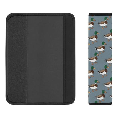 Breathable Car Seat Belt Pad for Girls and Boys, Stroller Pushchair High Chair, 2PCS Mallard Duck Print Shoulder Harness Cover Easy Install (No Tool) - color: Pattern 1016