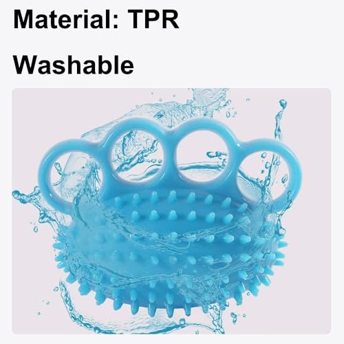 Finger Exerciser Balls for Hand Physical Therapy, Hand Grip Strength Trainer Extension Exerciser Squeeze Ball for Rehab, Arthritis, Carpal Tunnel, Anxiety, Stroke Recovery