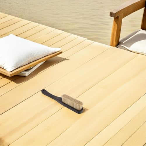 YARNOW Portable Chalk Brush for Efficiently Removing Chalk and Dirt with Wooden Handle and Boar Hair Bristles from Natural Rock Holds, for Bouldering and Year- Climbing