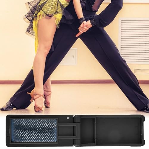 Dancing Shoe Brush, Suede Shoe Brush for Ballroom Tango Latin Dance, Professional Foldable Dance Shoe Cleaner with Cover, Portable Wire Brush for Suede Soles, Lightweight Shoe Care Tool(Black) - color: Black