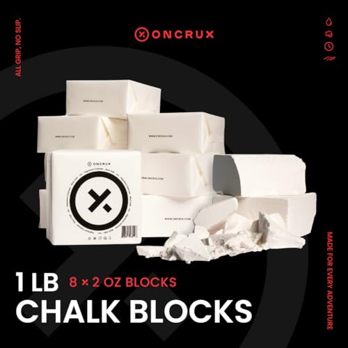Gym Chalk Blocks - Weight Lifting Chalk Block - Workout Chalk for Weightlifting - Hand Chalk for Gymnastics Rock Climbing Chalk 8x2oz Blocks|1LB