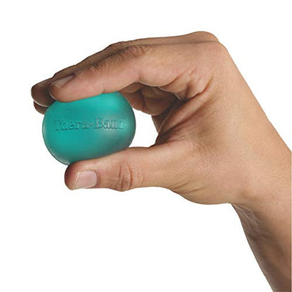 THERABAND Hand Exerciser, Ball For Hand, Wrist, Finger, Forearm, Grip Strengthening & Therapy, Squeeze Ball to Increase Hand Flexibility & Relieve Joint Pain, Red, Soft, Beginner - size: New Version, style: Red - Soft