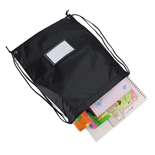 20 Pcs Drawstring Bags,Bulk Draw String Backpack, DIY Gym Sports Cinch Bag Sackpack for Women Men, Black - color: Black