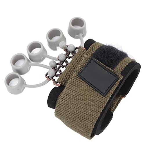 Generic Finger Strengthener, Silicone Finger Exerciser, Adjustable Wrist Strap Strengthener with 6 Resistance Levels, Ideal for Flexion Extension Training & Rock Climbing - size: 20lb