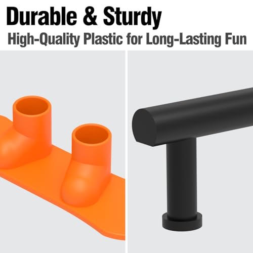 Mini Finger Snowboard Set with Obstacle Rail - Durable Plastic Fingerboard Ski and Obstacle for Skiing and Skateboard Enthusiasts - Fun and Engaging Finger Sports Party Favors