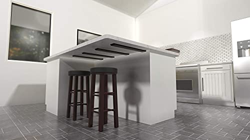 Heavy Duty American Steel Countertop Support 8 Inch Steel L-Bracket, Support for countertops and Various Home Renovation Projects, Made By Original Granite Bracket - size: 8 Inches, style: A36 Cold Roll Steel