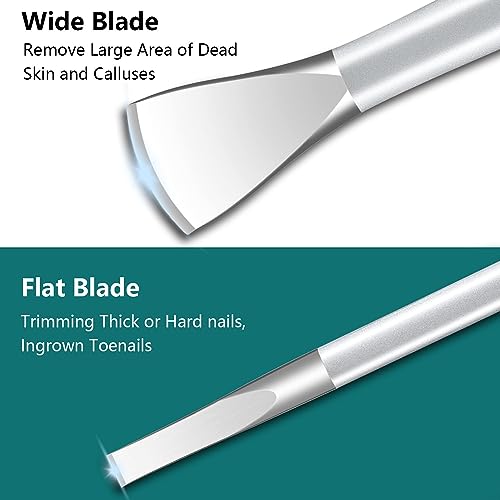 Ingrown Toenail Removal Kit, Pedicure Tools Kit Professional Knife Set Stainless Steel Ingrown Toenail Tool Foot Care Tools Nail Cuticle Remover (3 Pcs Set) - color: 3 Pcs Set