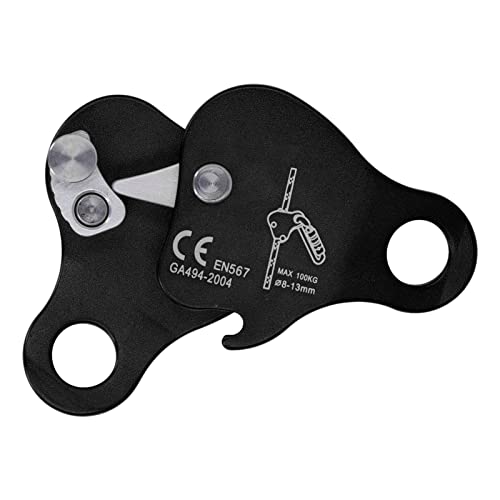 Climbing Rope Grab Aluminum Alloy SELF Locking for Outdoor Climbing Mountaineering