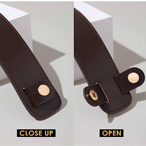 Vachetta Leather Shoulder Pad Soothing Shoulder Pad for Cossbody Bag Straps - color: Glossy Brown Strap Pad