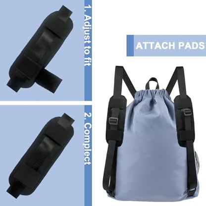 2 Pack Shoulder Strap Pads – Backpack, Camera, Guitar Straps Shoulder Pads – Lightweight, Breathable, Adjustable Fit for Comfort