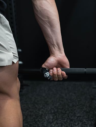 Gymreapers Hook Grip Weightlifting Tape (3 Pack) Premium Adhesive Thumb Skull Tape for Finger Protection, Powerlifting, Exercise & Cross Training - Athletic Sweat Proof Tape - color: Black