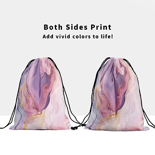 Gymnastics Grip Bag for Gymnasts Gymnastic Drawstring Bag Gym Athlete Bag - color: Pink Purple Marble, size: 9.25" x 12" (Pack of 1)