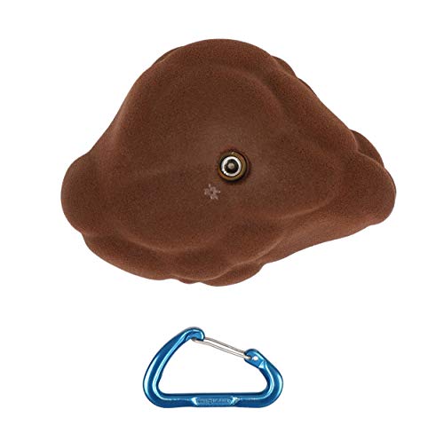 Atomik Rock Climbing Holds XXL Bolt-On Fontainebleau Sloper in Brown