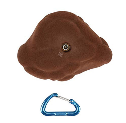 Atomik Rock Climbing Holds XXL Bolt-On Fontainebleau Sloper in Brown