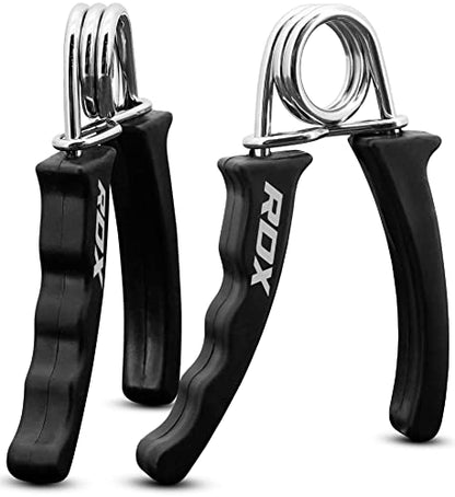 RDX Hand Gripper Finger Strengthener, Grip Strength Trainer, Exerciser for Wrist Forearm and Finger Strength for Athletes, Exercising for Home Gym Training Equipment - size: Pair