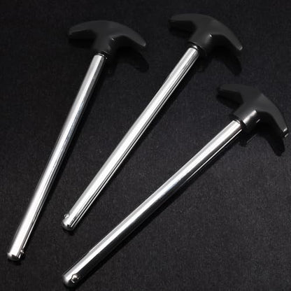 3pcs Weight Stack Pin, Gym Pins for Weight Stack,Weight Lifting Pins for Universal Home Commercial Gym Strength Training Equipment Machine Pin Insert Accessories（3/8 " Diameter / 6 " Locking Space）