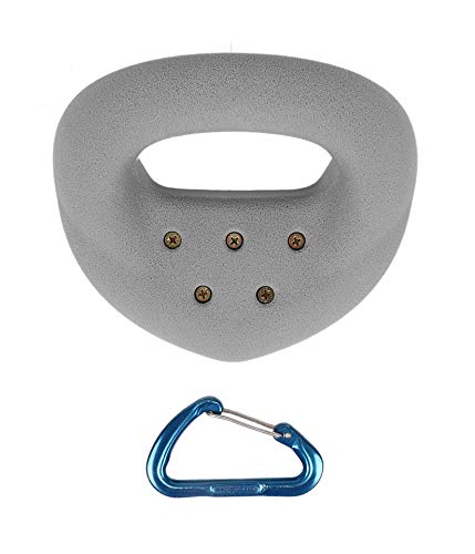 Atomik Rock Climbing Hold XL Screw-On Ring in Gray