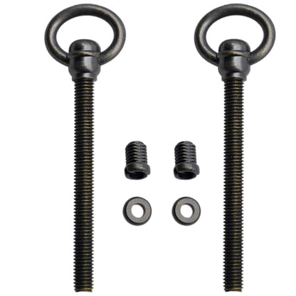 2 PCS Swivel Mirror Mounting Bolt M8 Antique Brass Mirror Frame Screws for Retro Rotating Mirrors - size: 118 MM / 4.65 IN