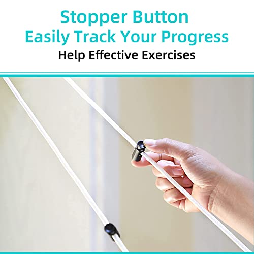 Shoulder Pulley, Over The Door Pulley System for Shoulder Rehab, Shoulder Exercise Pulley for Physical Therapy, Assisting Rotator Cuff Recovery, Increase Flexibility Stretching, Range of Motion