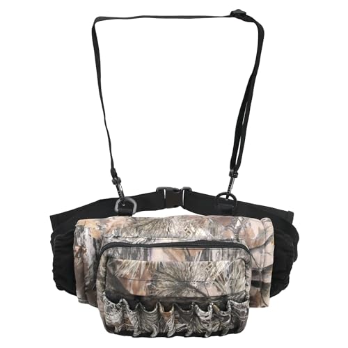 Camo Waist Pack Bag with Handwarmer,Hunting Fanny Pack with Adjustable Belt,Lightweight Hunting Waist Pouch Bag for Winter Outdoor Hiking Climbing Fishing