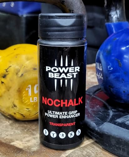 NOCHALK, Liquid Chalk Replacement, Non Sticky Grip Enhancer, Dry Hands, Transparent, Anti-Slip Solution, Dry Grip for Tennis, Golf, Pole Dancing, Gaming, and All Sports, 0.35 Oz.