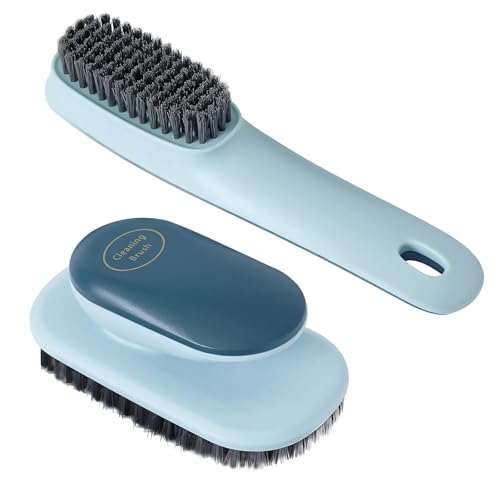 Shoe Brush ＆ Laundry Brush Set, Shoe Brushes for Cleaning, Laundry Brush for Stains On Clothes, Household Cleaning Tool