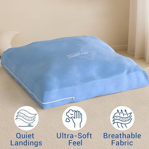 Skil-Care Crash Pad Cover Replacement | Water-Resistant Nylon Replacement Cover for Kids Crash Pad | Sensory Mat for Active Play | Soft Landings for Indoor & Outdoor | Available in Sizes 3x4 to 8x8 FT - size: 5' x 5' Cover