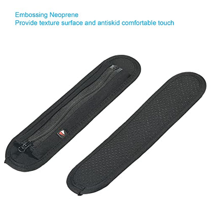 Replacement Shoulder Pad for Bags, Laptop Case with Zipper Closure Laptop Shoulder Bag Strap Pad -Large - color: Large