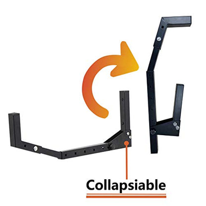 Wallmaster Kayak Storage Hooks Hangers, Adjustable Kayak Garage Storage Rack Wall Mount Heavy Duty Hooks for Canoe, Kayak, Paddle Board, Surfboard, Snowboard - color: 4 Pack