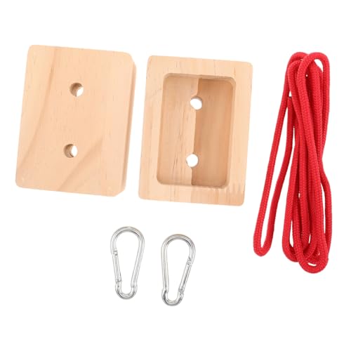 Hangboard Training Finger Wooden Portable Rock Climbing Fingerboard 2pcs Climbing for Simulated Strength and Fitness Routines, Lightweight and Compact Boards for Indoor and
