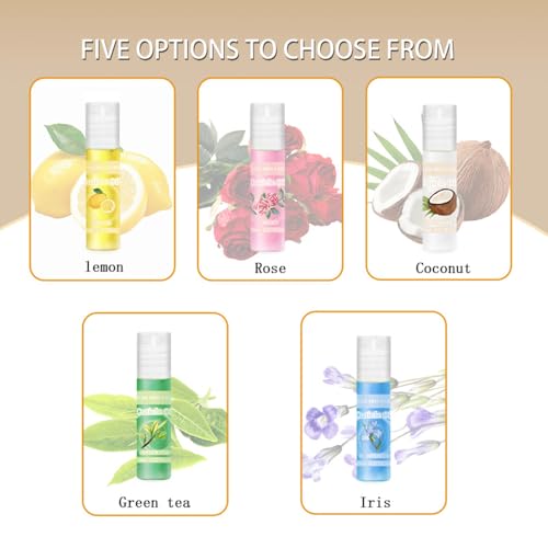 5pcs Cuticle Oil Roller Nourishing Moisturizing Roll On Cuticle Oil for Convenient Portable Nail Rollerball for On the Go Hydration and Care - color: 5pcs