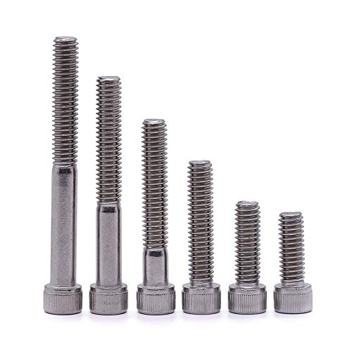3/8-16 x 1-3/4" Socket Head Cap Screw Bolt, 304 Stainless Steel 18-8, Allen Hex Drive, Coarse Thread UNC, 10 PCS - size: 3/8-16 x 1-3/4"