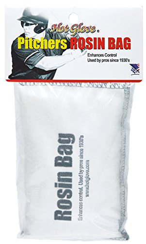 Hot Glove Extra Large Baseball Rosin Bag – Professional Pitching Rosin for Baseball & Softball – Dry Hand Grip Enhancer for Pitchers & Batters – Sweat Absorbing Grip Powder – Made in USA