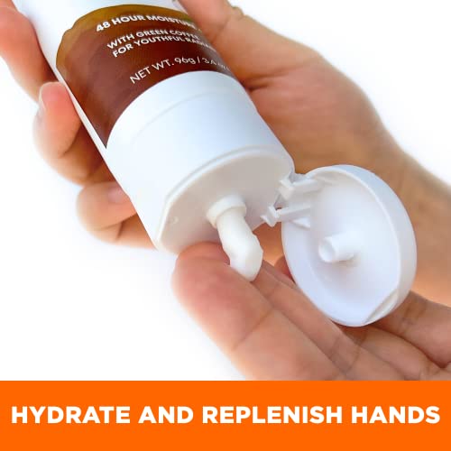 Palmer's Coconut Oil Hand Cream, Moisturizing Formula for Dry Skin (3.4 Oz) | Deeply Moisturizing, Green Coffee for Youthful Radiance, Hydrates & Replenishes Hands 48hr Moisture, Travel Size Hand Lotion - size: 3.4 Fl Oz (Pack of 1)