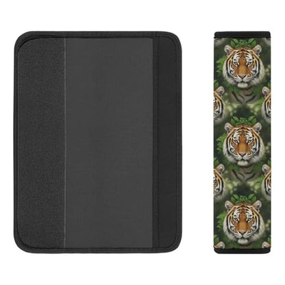 2PCS Animal Tigers Car Seat Belt Pad Universal Fit Seat Belt Covers Cushion for Kids, Car Seats Pushchair Strollers High Chair Pushchair, Easy Install (No Tool) - color: Pattern 741