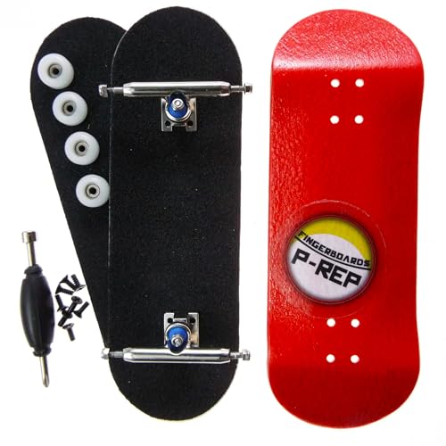 P-REP V2 Performance Complete Wooden Fingerboard 32mm - Red - color: Red