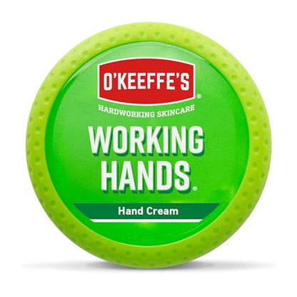 O'Keeffe's K0350002-6 Working Hands Hand Cream in Jar (6 Pack), 3.2 oz - size: 3.2 Ounce (Pack of 6)