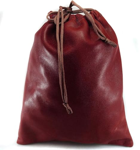 Plain Lambskin Leather Pouches without Branding for DIY Craft Packaging, Laser engravable Bulk/Whole sale Pack (Tan, 3XL- 15" x 18" - Pack of 2)