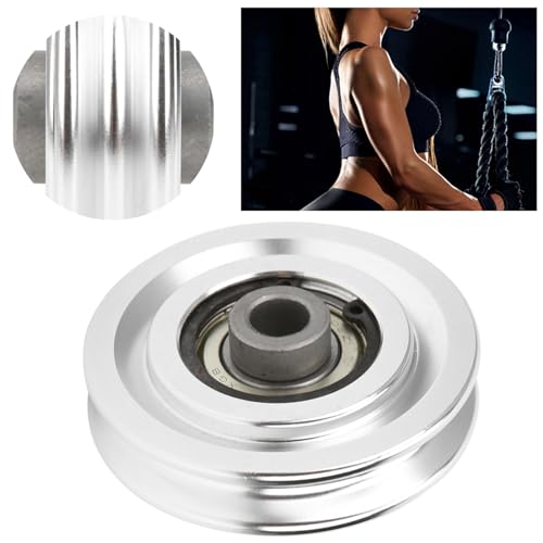 Aluminium Alloy Pulley Wheel, Strength Training Exercise Hardware Fitness Equipment Accessories for Home Gym Equipment Exercise Machine Pulldown Attachments - size: Diameter 70mm