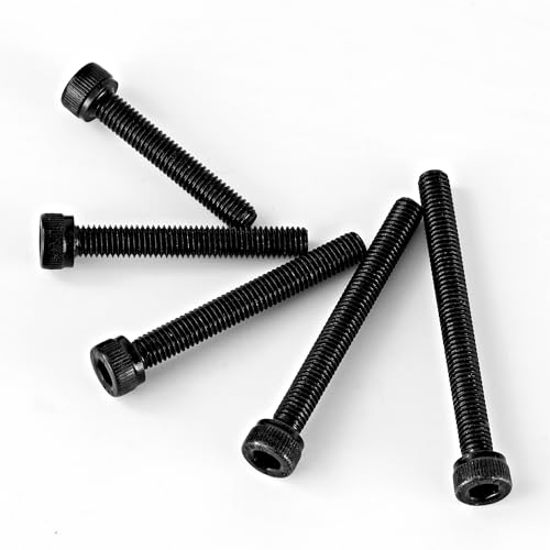 M5 x 30mm 35mm 40mm 45mm 50mm Hex Socket Head Cap Screws Bolts, 12.9 Grade Alloy Steel, Black Oxide Finish, Allen Socket Drive, Metric Machine Fully Threaded, Assortment Kit 50PCS - size: M5 x 30/35/40/45/50mm (50PCS)