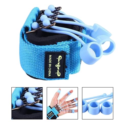 Silicone Finger Trainer Finger Extensor Strengthener, Reusable Silicone | Adjustable for Wrist Physical Rehabilitation, Adults Hand Cramps Recovery, Men Women - color: 40 pounds