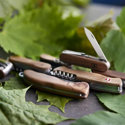 Victorinox 0.6463.T2 Folding Pocket Knife Nail Clip 580 - color: Wood