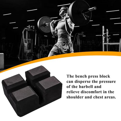 Bench Press Block Improve Single Training Assistant Foam Pad Brisk for Bench Board Home Gym Workout Fitness