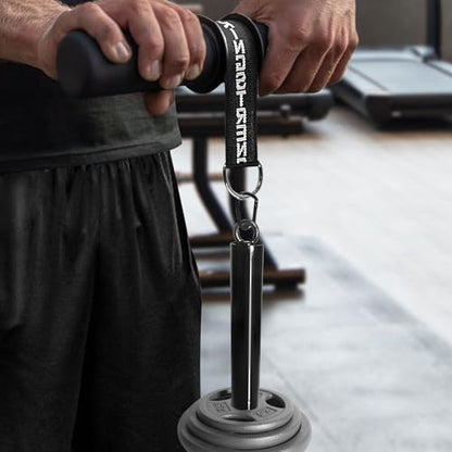 Loading Pin for Weight Plates, 2 Inch Olympic Weight Plate Compatible Weight Loading Pin with Carabiner for Cable Pulley LAT Pulldown System