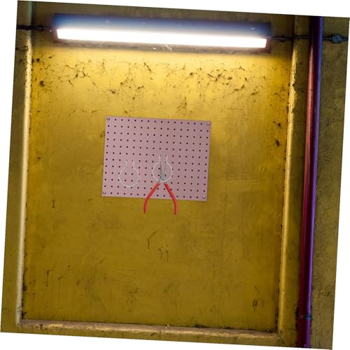 GALPADA 10pcs Metal Plating Pegboard Hooks Ring Style Iron Hanging Board Organizer for Garage Workshop Storage Easy Install Heavy Duty Support