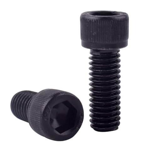 20Pcs 1/4-20 x 1 Socket Head Cap Screws Bolts, 12.9 Grade Alloy Steel Black Oxide Finish, Allen Hex Drive, UNC Coarse Full Thread - size: 1/4-20 x 1" (20PCS)