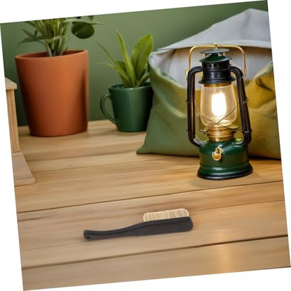 KOMBIUDA Climbing Chalk Brush and Wooden Handle with Boar Hair Bristles Efficiently Removes Chalk and Dirt Without Damaging Natural Rock for Outdoor Rock and Grip Cleaning for All-Season