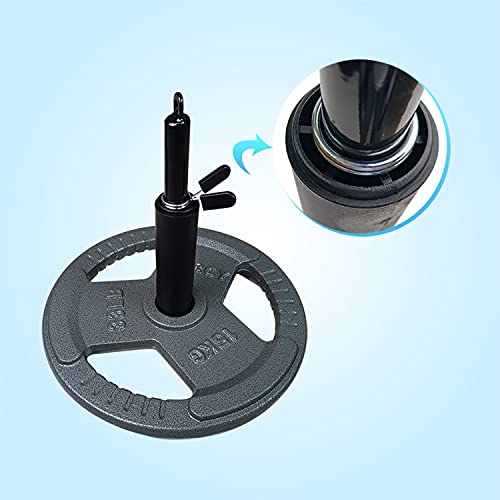 Weight Loading Pin for LAT Pulldown Pulley System, Cable Machine Attachment Gym Pin fit 1 Inch and 2 Inch Weight Plate for Strength Training